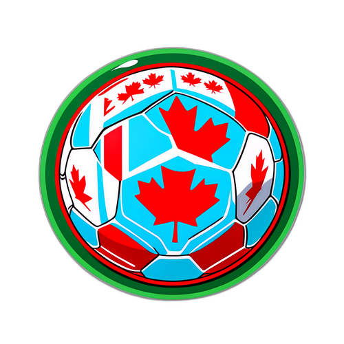 Stiker Sepak Bola Bertema Kanada dan Portland