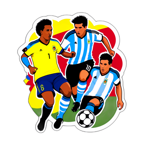 Sticker ya Mechi ya Ecuador dhidi ya Argentina