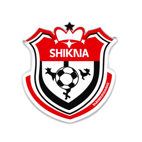 Sportaufkleber für das Match zwischen Shkëndija und Samsunspor