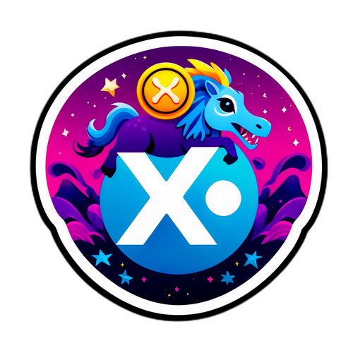 Gammel Magi: XRP Logo med Mytiske Kreaturer
