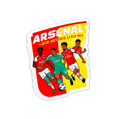 Stiker Keriangan Arsenal vs Oud-Heverlee Leuven