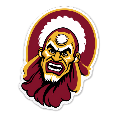 FSU Football Enthusiasm Sticker