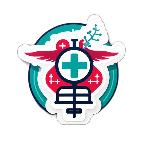 헬스케어 이미지 및 알테오젠 브랜드 통합 스티커