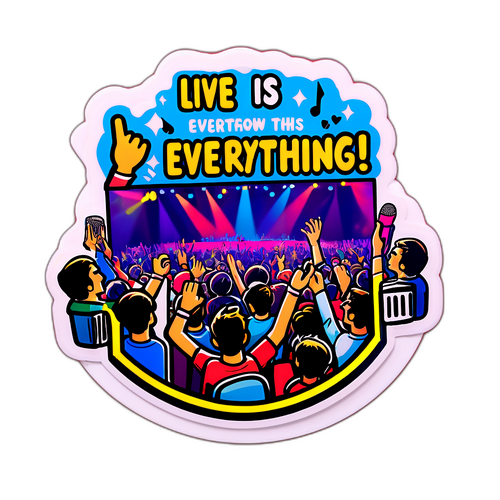 Concertpubliek Sticker
