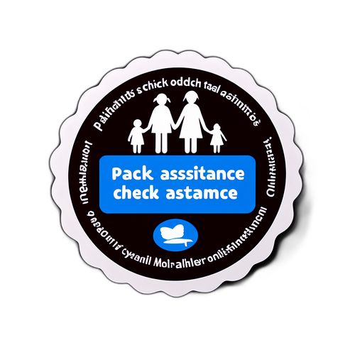 Stiker Tematik PKH: Siluet Orang Tua dan Anak