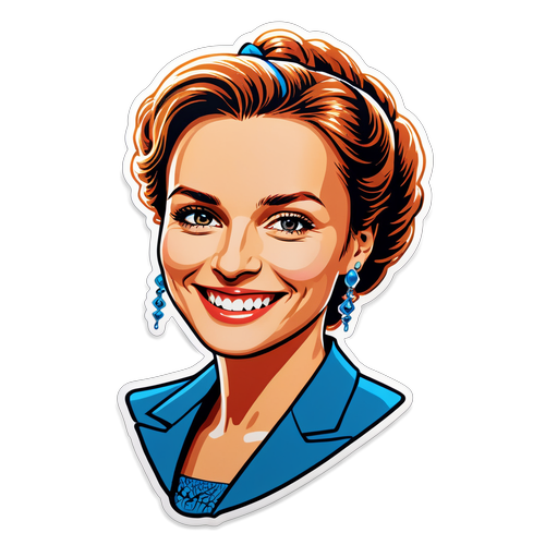 Elegantní samolepka Terezy Kostkové