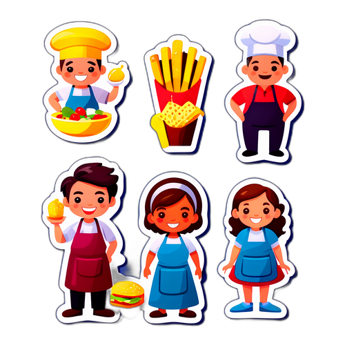 MasterChef Eğlencesi Sticker Seti