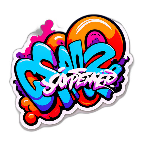 Supreme Grafitti Klistermærke