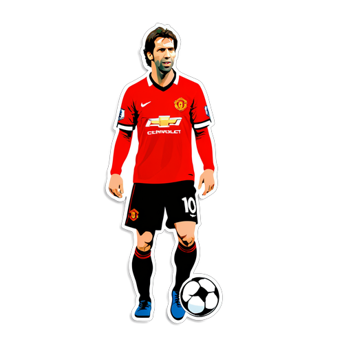 Uforglemmelig øyeblikk: Ruud van Nistelrooy i aksjon for Manchester United!