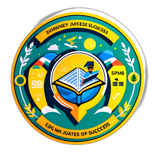 Stiker keberhasilan SPMB Jateng 2025