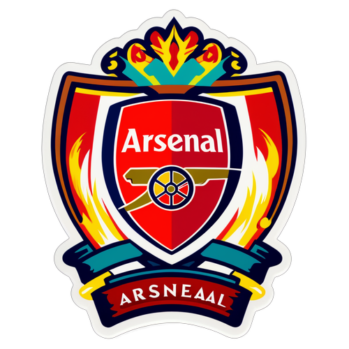 Vurige Rivaliteit: Arsenal vs Liverpool Sticker