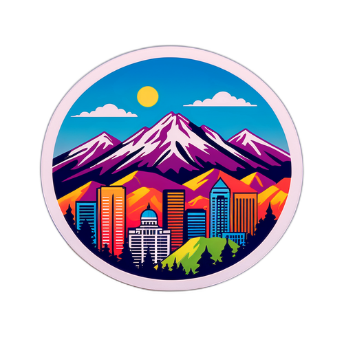 Vue panoramique de Salt Lake City