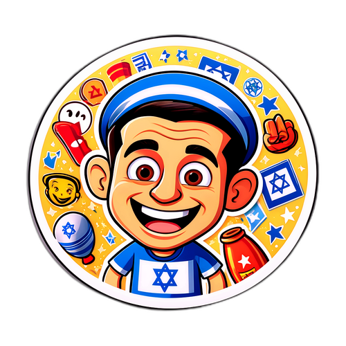 קריקטורה קומית של טוביה ציפור