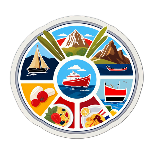 Symbol på det bedste af Italien og Norge