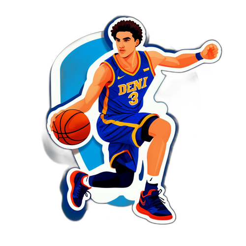 מדבקה עם דני אבדיה בפוזה אקשן