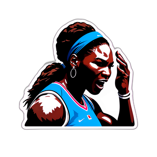Monumental Silhuet af Serena Williams