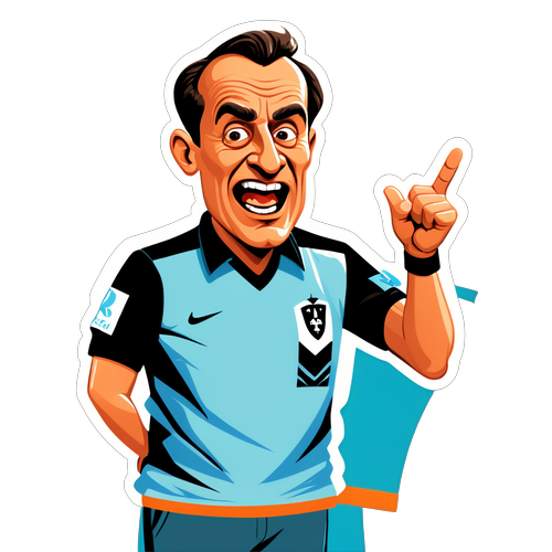 Humoristisk Arbitär Sticker