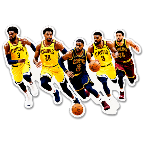 Cavaliers-Oyuncular Aksiyon Sahnesi