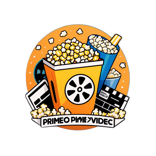 Şık Prime Video Logosu ile Sinema Keyfi