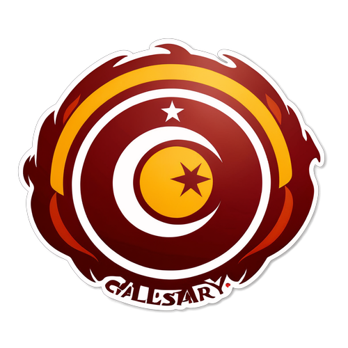 Nembo ya Galatasaray iliyopambwa na soka