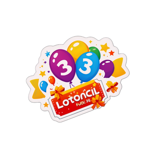 Adesivo Festivo Lotofacil 3611