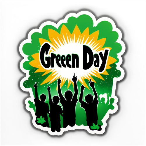 Stiker Green Day Vibes Konsert di Malaysia