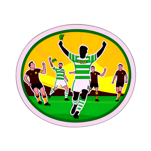 Celtic-Roma Mérkőzés Jelenete