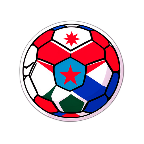 Stijlvol Voetbal Stickers van Marokko en Zuid-Korea