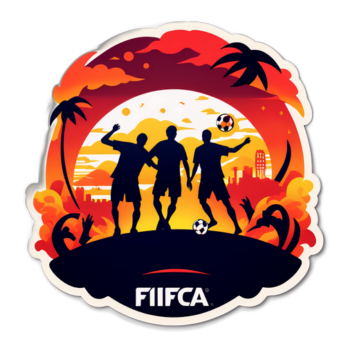 Interpretasi Artistik Adegan Sunset dari FIFA Club World Cup