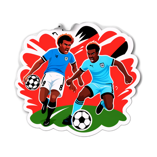 Sticker Derby Bola Sepak Energetik