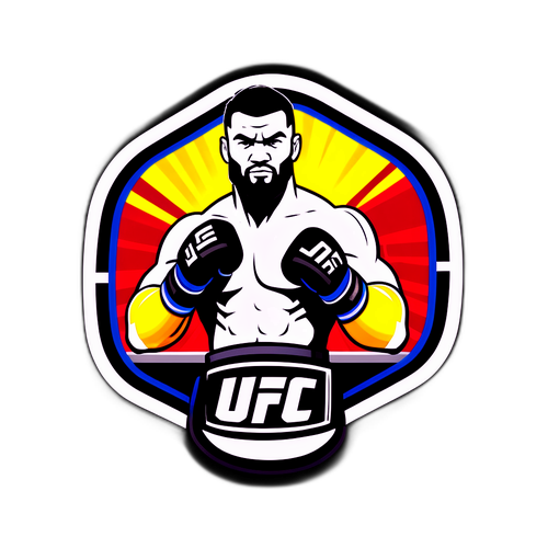 Energetyczny naklejka UFC 317