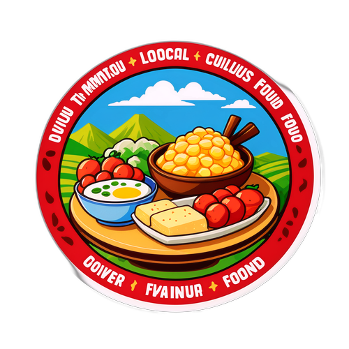 伊豆の美味しい文化を楽しむステッカー