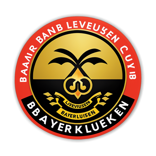 Sticker Kontemporer untuk Penggemar Bayer Leverkusen