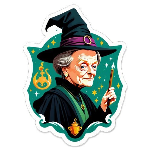 Fortryllende Magi: Maggie Smith Genskabt som Professor McGonagall i En Magisk Verden!