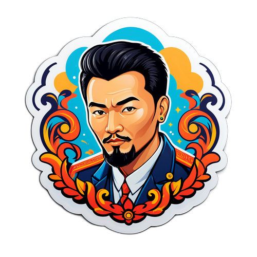 Autocollant artistique de Baisangur Susurkaev