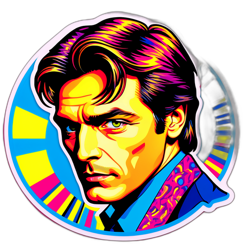 Sticker Pop Art d'Alain Fabien Delon