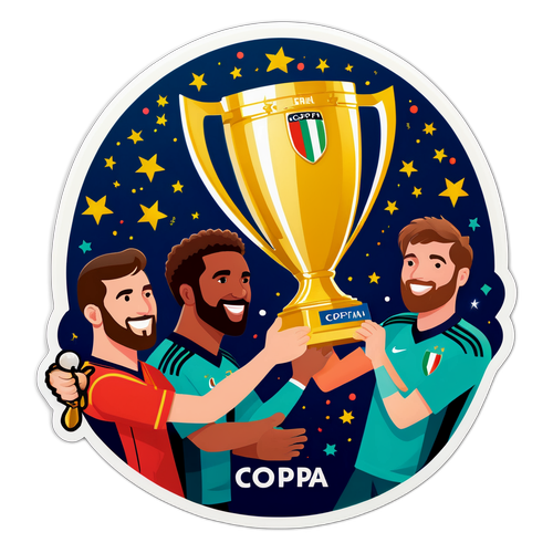 Thiết kế nhãn dán cho Coppa Italia