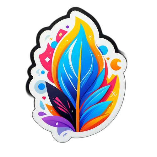 Designet klistermærke af 'dup'