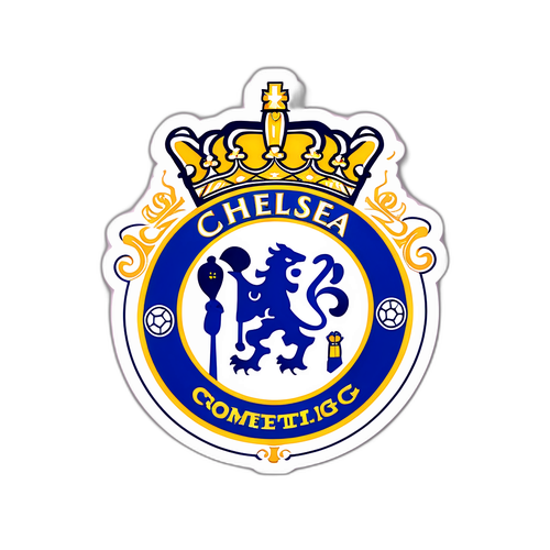 Chelsea-logo med krone