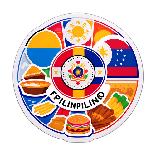 Sticker ng Yabang sa pagiging Pilipino