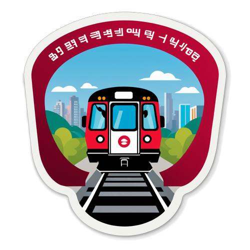 提升韓國地鐵文化的貼紙