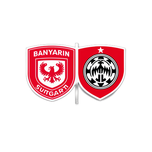 VFB Stuttgart ja Bayern München yhdistetty logo