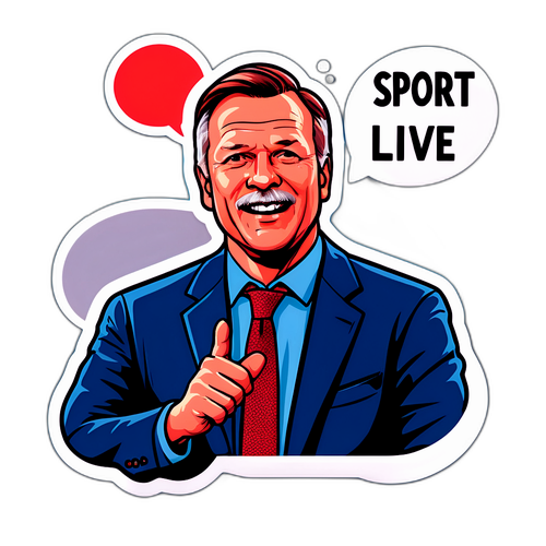 Patrick Ekwall Sportcommentator Klistermärke