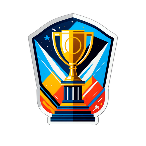 Minimalist Troféklistermärke för Segrar