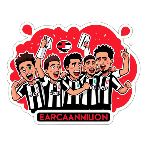 Fantastická scéna fanoušků Juventusu a AC Milánu