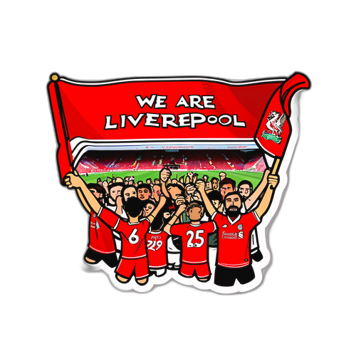 מדבקת אוהדי ליברפול