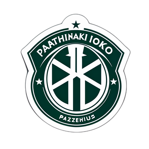 Samolepka na téma fotbalového zápasu Panathinaikos – Plzeň