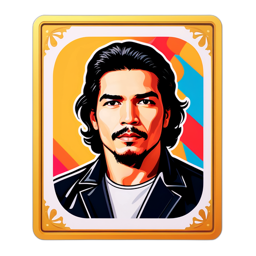 Gabriel Guevara illusztráció divatos keretben