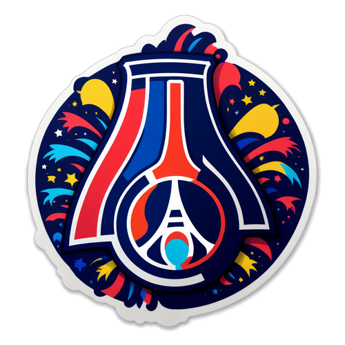 Keberanian Parisian: Logo PSG Dikelilingi Kembang Api yang Menggembirakan!