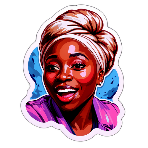 Impresjonistyczna Naklejka z Ciąthą Erivo